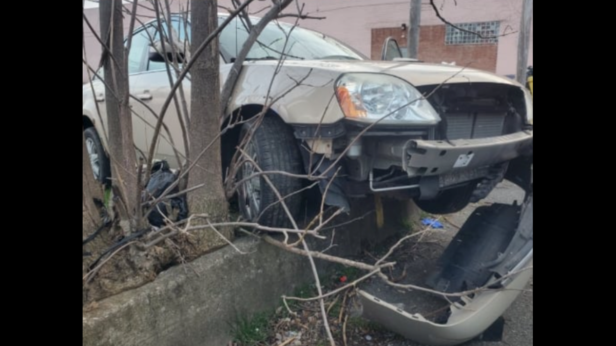 A driver attempted a “Dukes of Hazzard” style jump, but he could not stick the landing, police said.