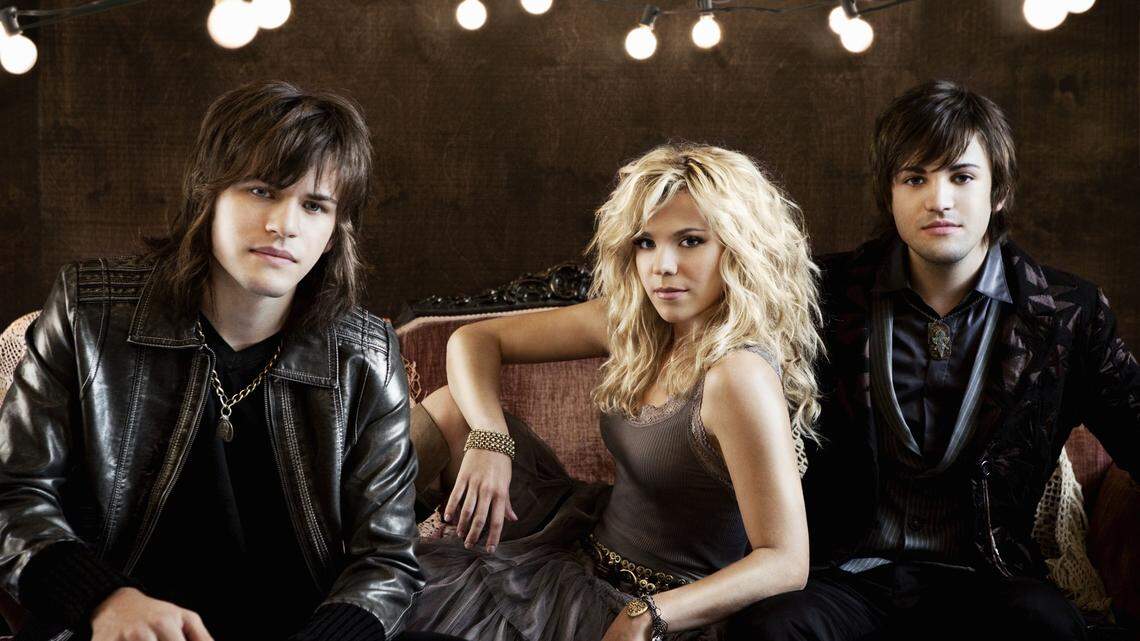The Band Perry — siblings Reid, 22, left; Kimberly, 27; and Neil Perry, 20 — hit No. 1 on the country single chart with If I Die Young.    