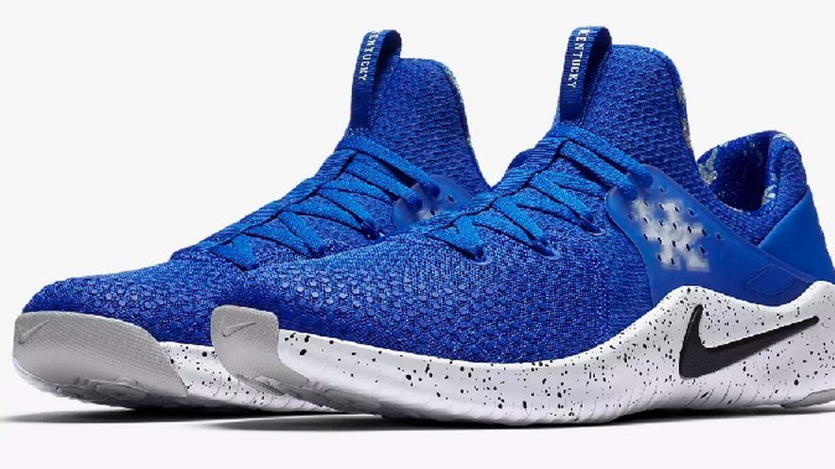 The special Kentucky version of the Nike Free TR8 was released on Monday.