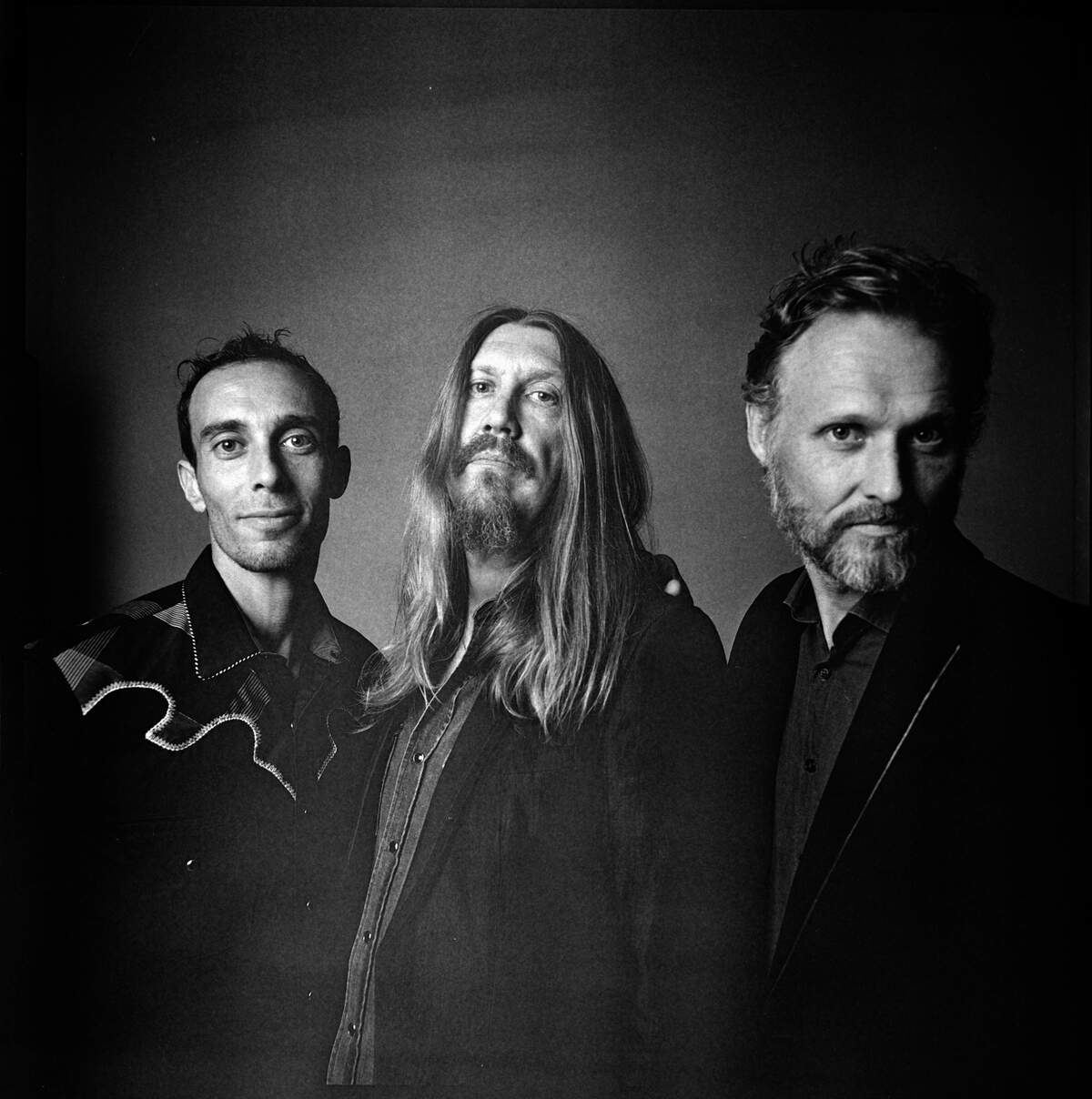 Jano Rix, Oliver Wood and Chris Wood are The Wood Brothers.