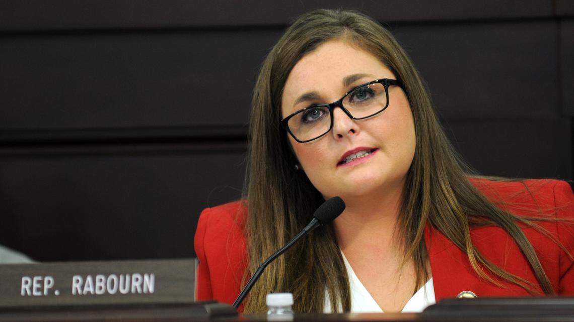 Rep. Felicia Rabourn, R- Turners Station, comments during a discussion of perspectives on critical race theory in the Interim Joint Committee on Education in July 2021.