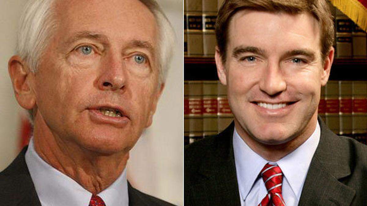 Kentucky Governor Steve Beshear, left, and Attorney General Jack Conway