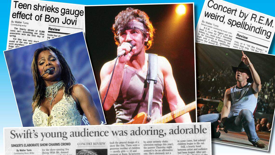 Lexington’s biggest concerts in the last 45 years, all covered by one reporter