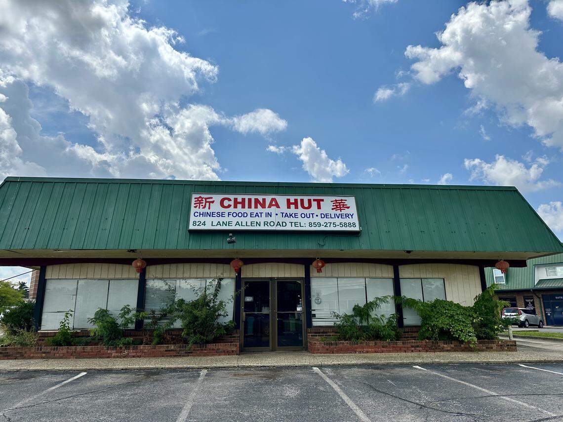 China Hut’s former location on Lane Allen Road, Wednesday, Aug. 13, 2025 in Lexington, Ky. The Chinese restaurant is taking over the lease of another Chinese restaurant, The Wok, and rebranding itself as New China Hut but the menu will be the same the owner says.