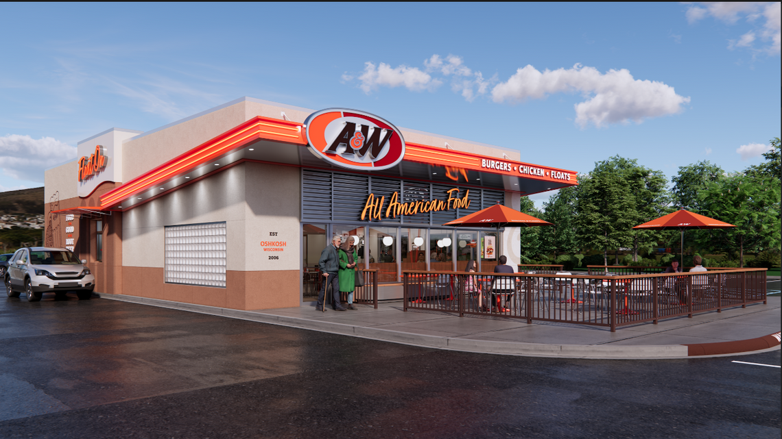 A&W is launching a new look, and the first revamped location will be in Kentucky