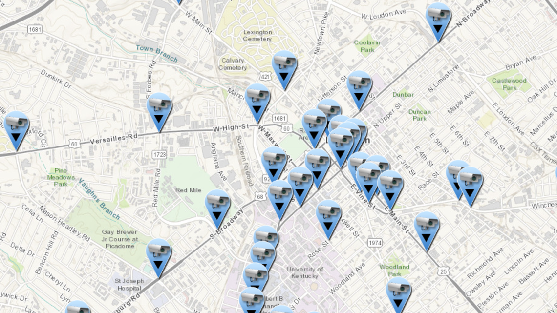 Lexington traffic cameras will be used to help Lexington Police Department for investigations.
