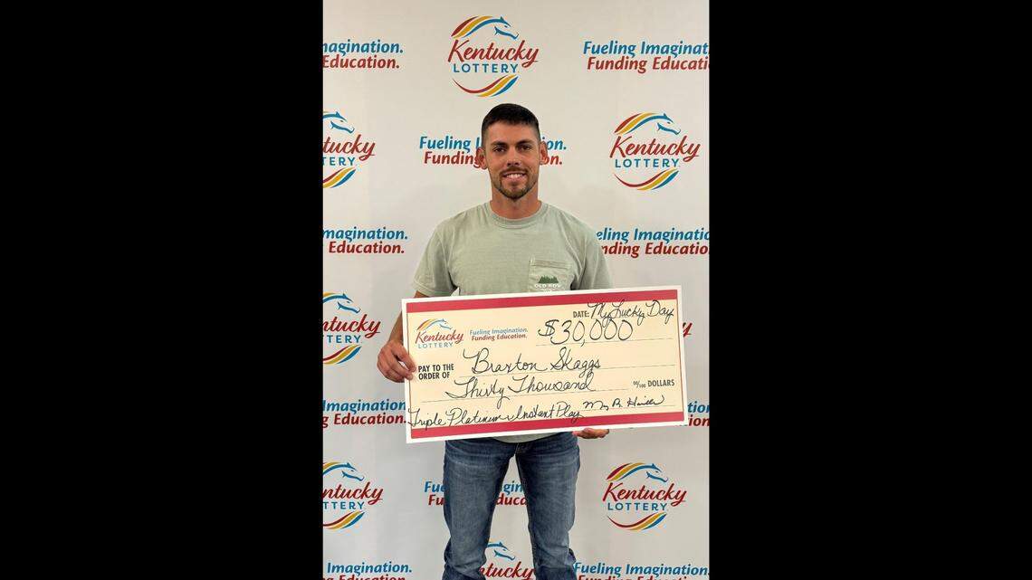 Kentucky man bet $5 on a lunch break lottery game. It won him a 5-figure prize