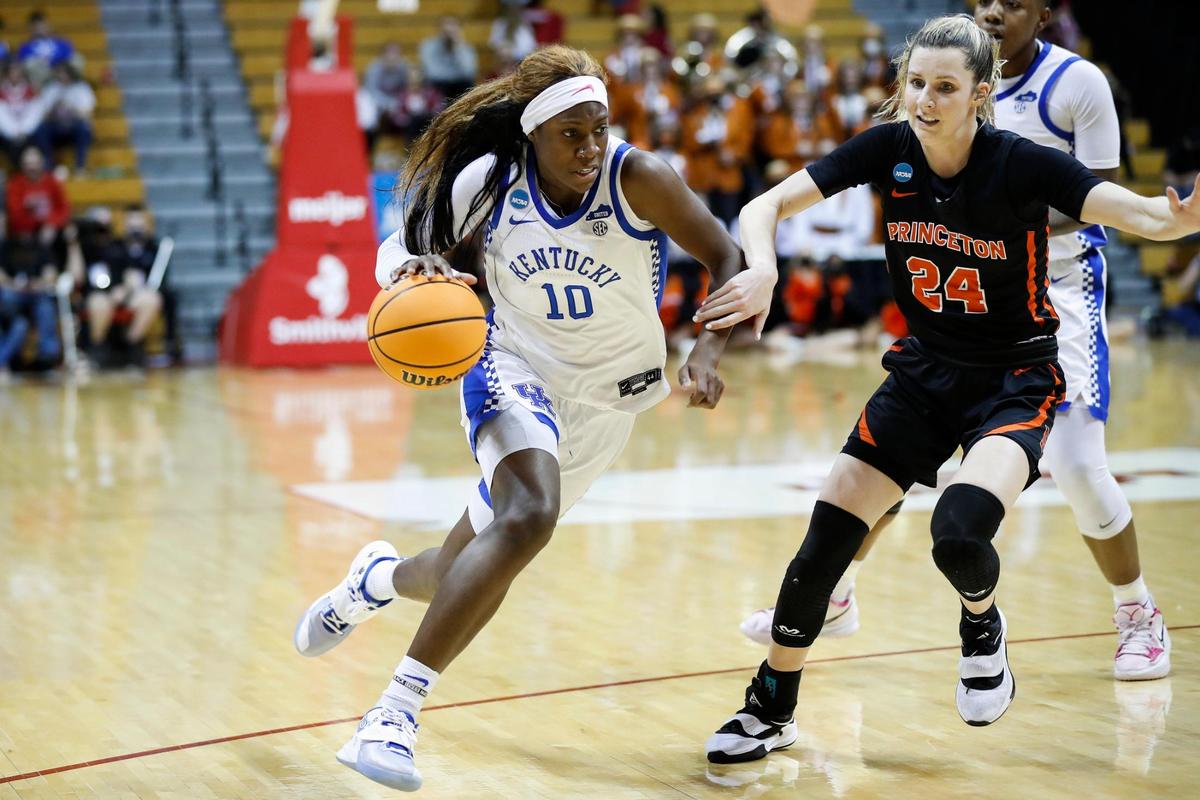 Kentucky’s Rhyne Howard is projected by most media outlets as the No. 1 or No. 2 pick in the April 11 WNBA Draft.