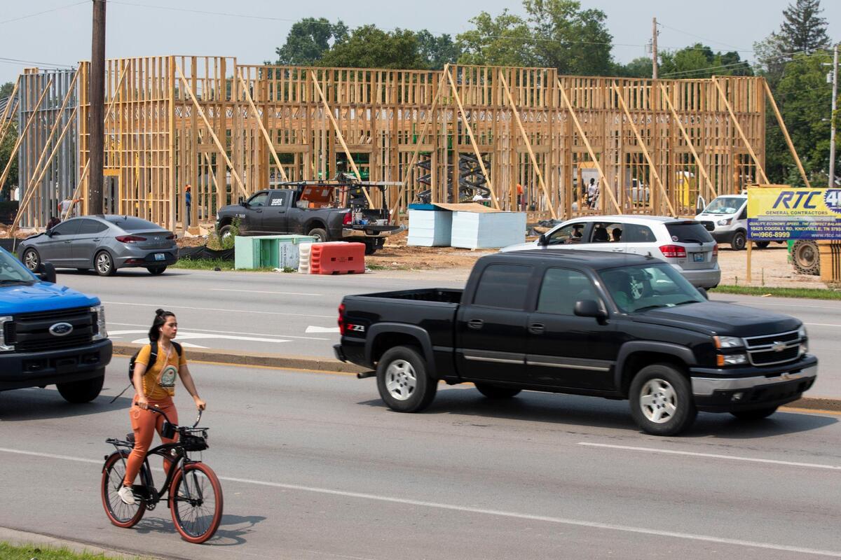 The new Chick-fil-A chain at New Circle Road near Russell Cave Road, shown here under construction in October, is finished and will open Dec. 2. The restaurant has a new faster drive-thru configuration which should help prevent traffic issues.