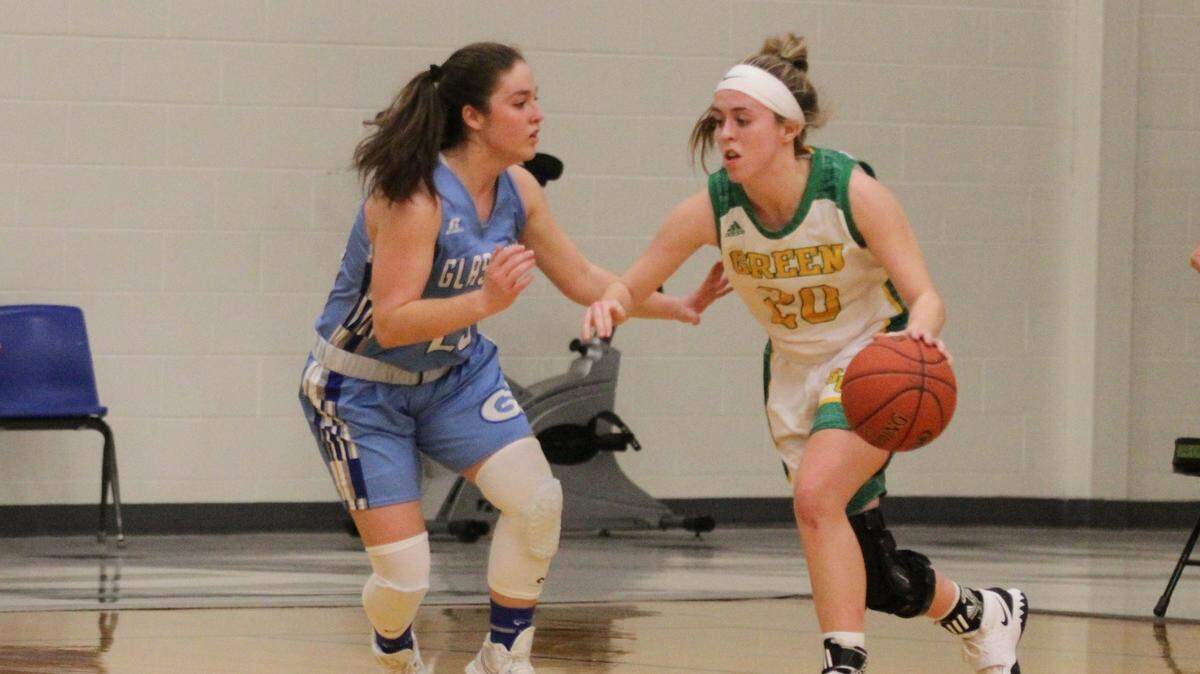 Green County’s Kylie Jackson (20) has been the Dragons’ leading scorer each of the last three seasons. This year, she’s returned from a PCL knee injury suffered in the fourth game to play some of her best basketball.
