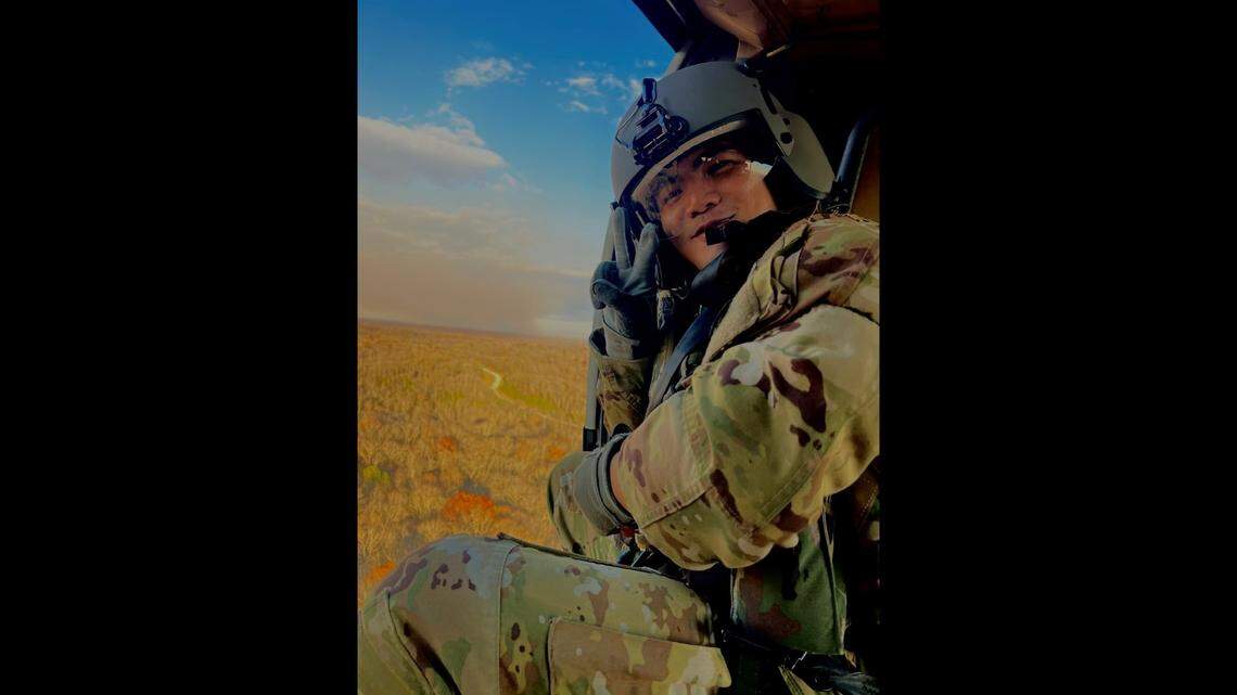 Sgt. Isaac Gayo, 27, was a helicopter repairer, air crew member and air crew chief for the 101st Airborne Division at Fort Campbell, Ky. when he was killed in a Black Hawk Helicopter crash on March 29, 2023.