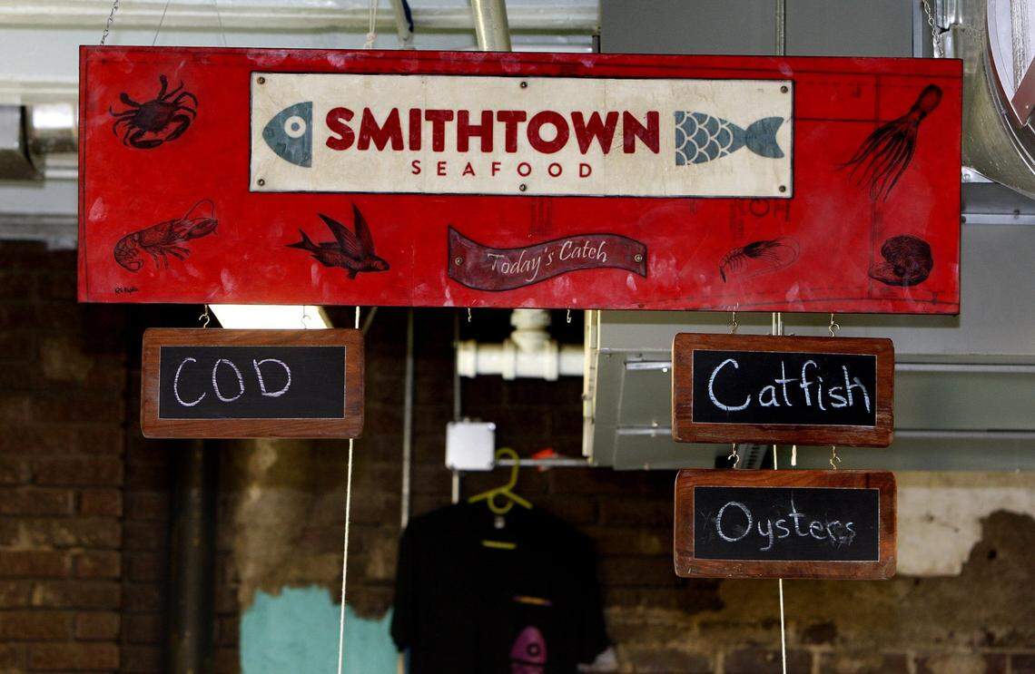 Smithtown Seafood at the West Sixth Brewery offers many fresh fish options.