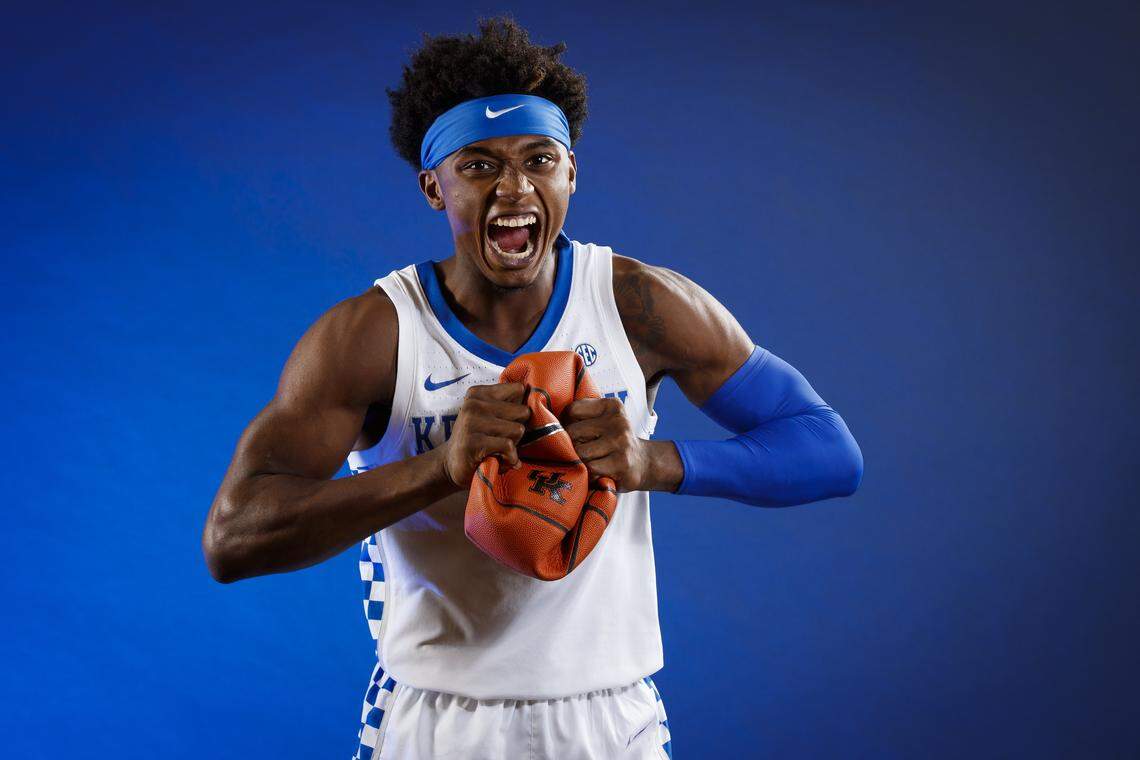 Ashton Hagans at photo day for UK Mens Basketball team on Thursday Sept. 19, 2019 in Lexington, Ky.