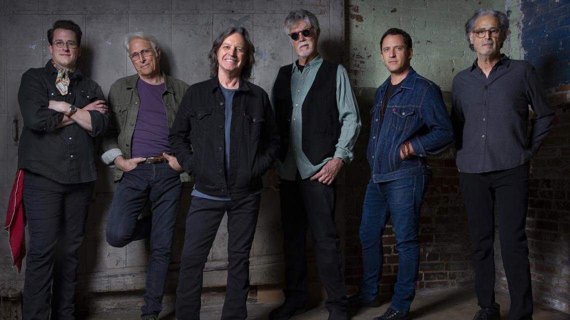 Nitty Gritty Dirt Band, from left Ross Holmes, Jimmie Fadden, Jeff Hanna, Bob Carpenter, Jaime Hanna, Jim Photoglo will play the Lexington Opera House.