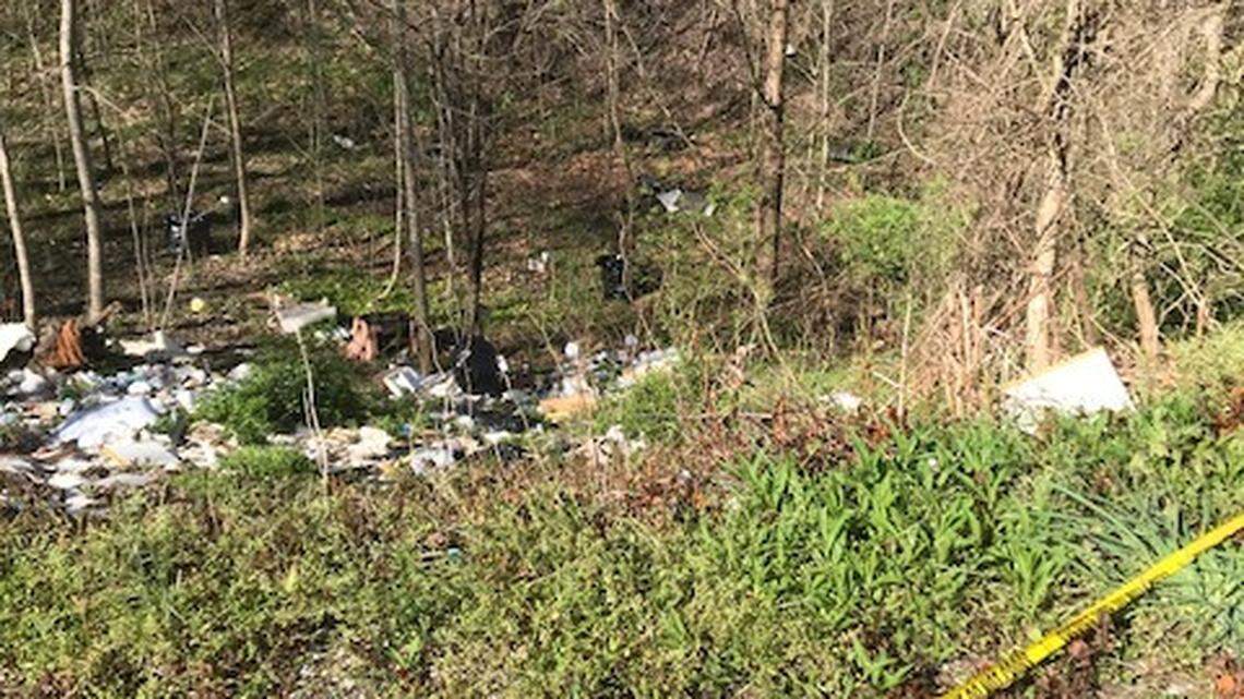 A body was found at a dump site over an embankment in the Hinkle community of Knox County Friday morning.