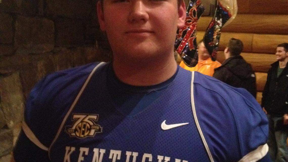 Drake Jackson, UK's sixth commitment for the class of 2016, said he wants to be the "Drew Barker" of this class and help recruit high school players to Kentucky.      