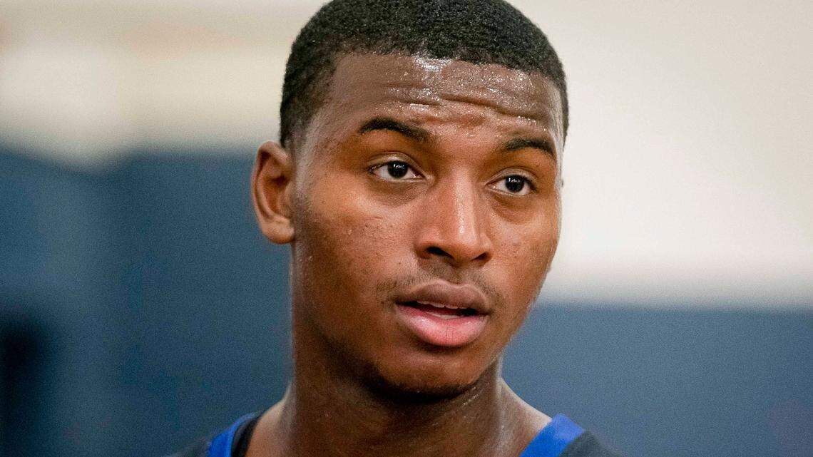 Five-star point guard Jaden Bradley moved from his home in North Carolina to play for IMG Academy (Fla.) this season.