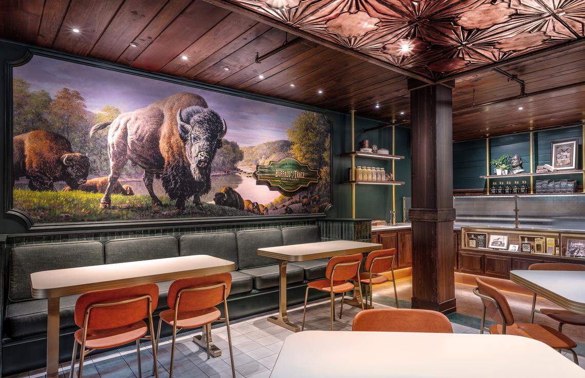The cafe at Buffalo Trace Distillery will feature cocktails made with Buffalo Trace products