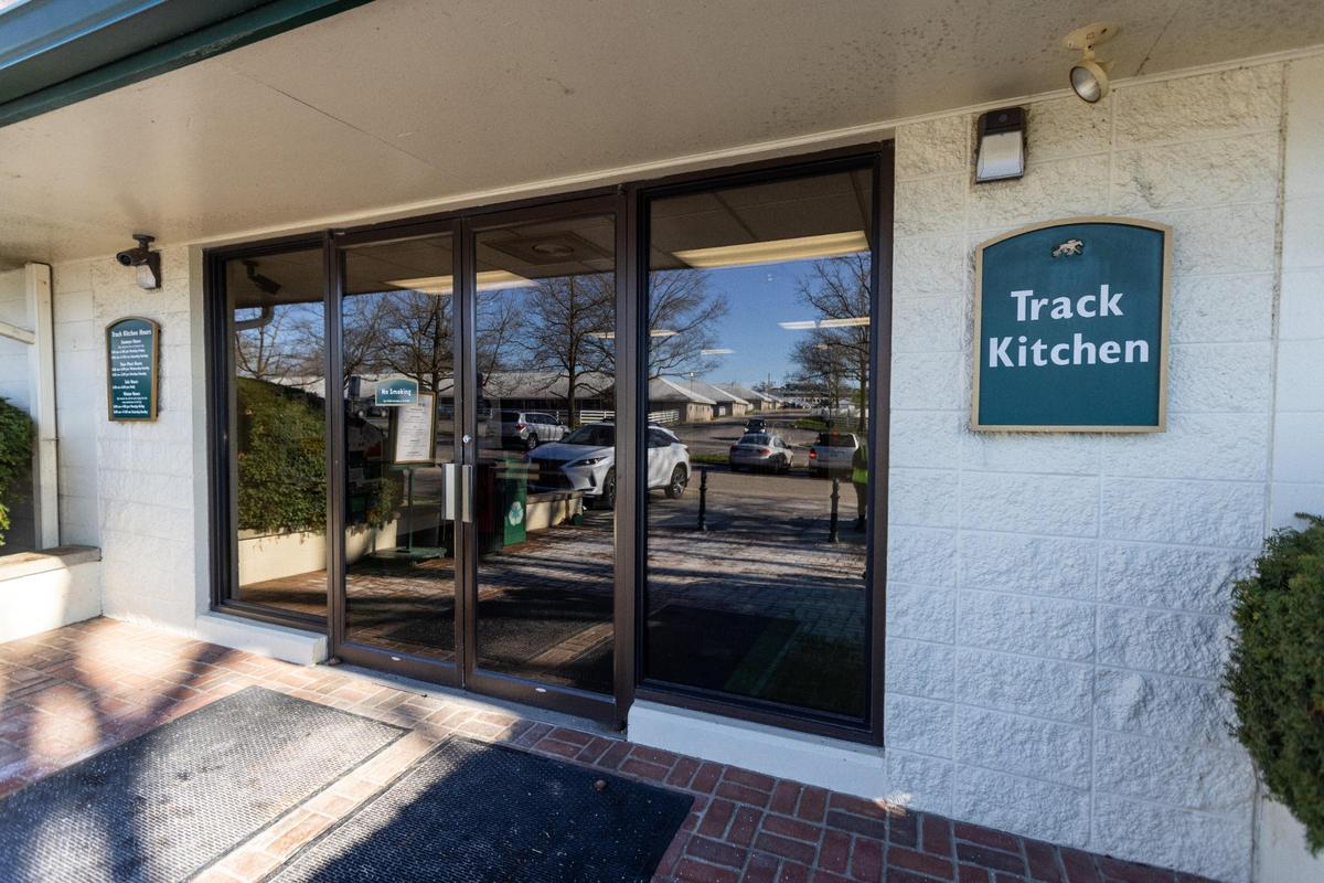 A lot of people ask, "Where is the Keeneland Track Kitchen?" It is located near the stables on the backside of the track. You can follow signs and look for the black water tower.