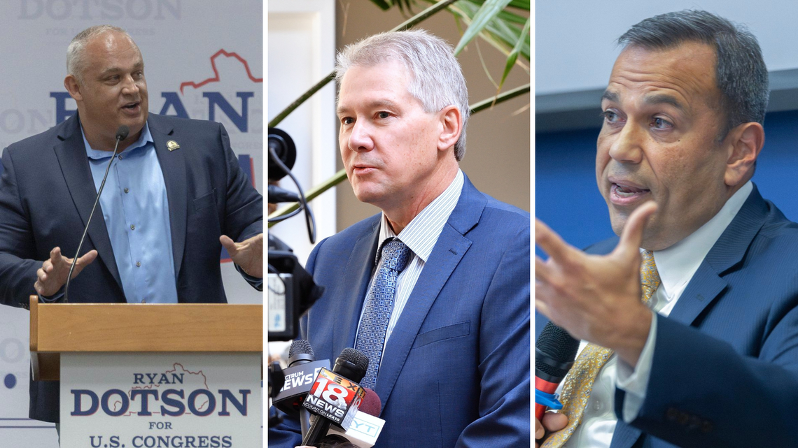 State Rep. Ryan Dotson, former state Sen. Ralph Alvarado and Nicholasville pharmaceutical executive Greg Plucinski are running for the GOP nomination in Kentucky’s 6th Congressional District.