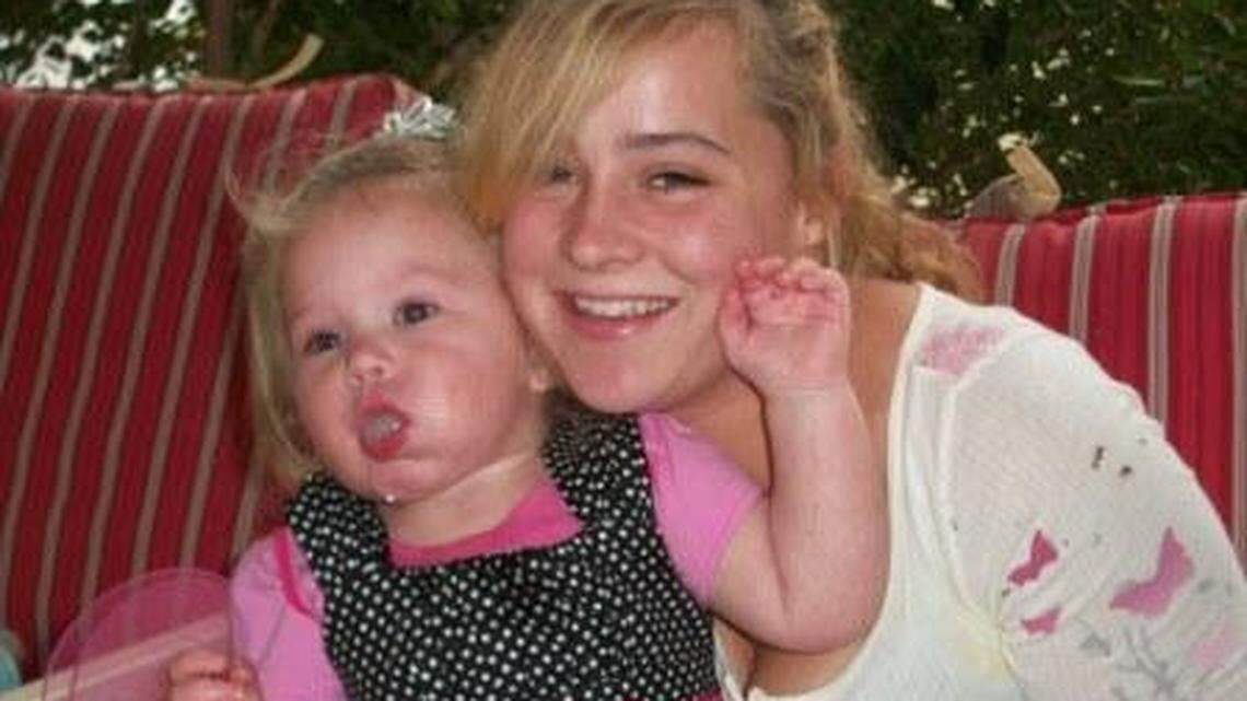 Danel Korrey Stanton, 23, and her daughter, Kaydence Miers, 22 months, were found stabbed to death in a house in Winchester on May 20. 
