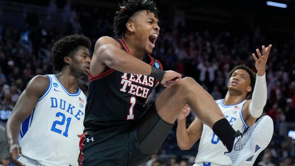 Texas Tech guard Terrence Shannon Jr. averaged 10.4 points per game for the Red Raiders during the 2021-22 season.
