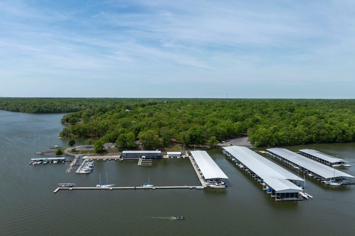 Kenlake State Resort Park is home to a marina for water-based adventures.