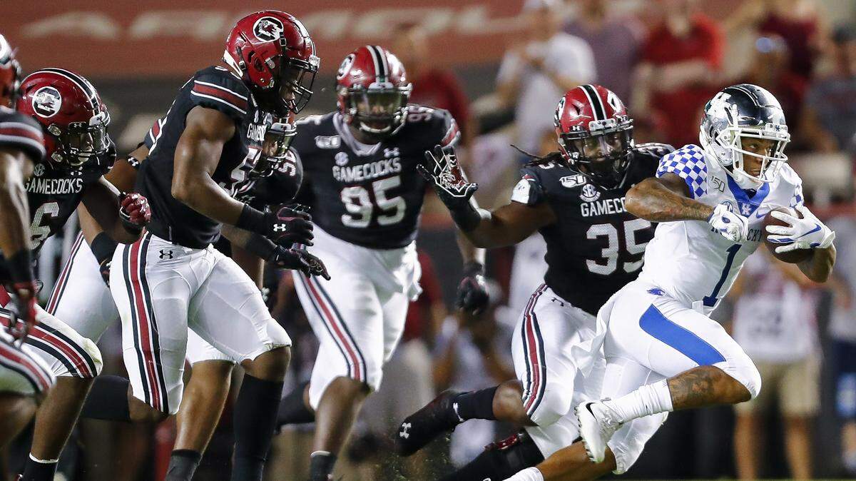Final statistics from Kentucky’s 24-7 loss at South Carolina