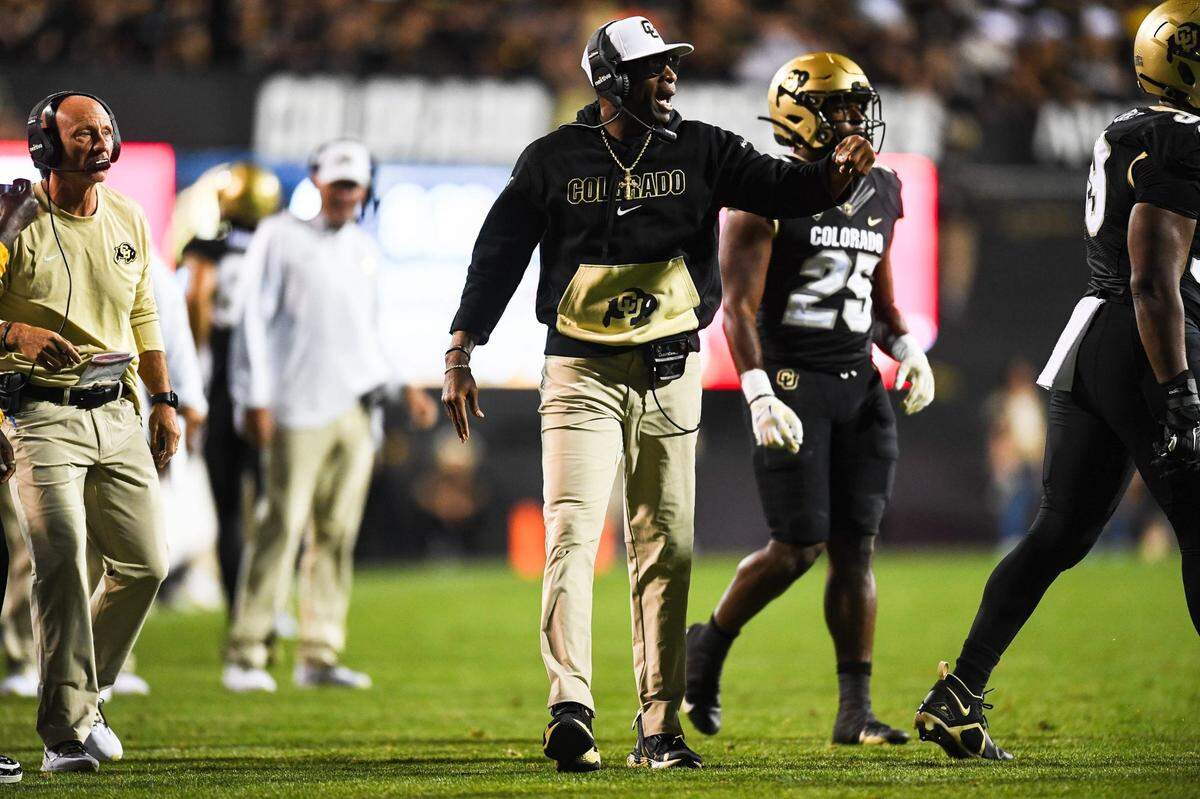 Colorado head coach Deion Sanders, who rebuilt his school’s program with 86 new players, has his team off to a 3-0 start.