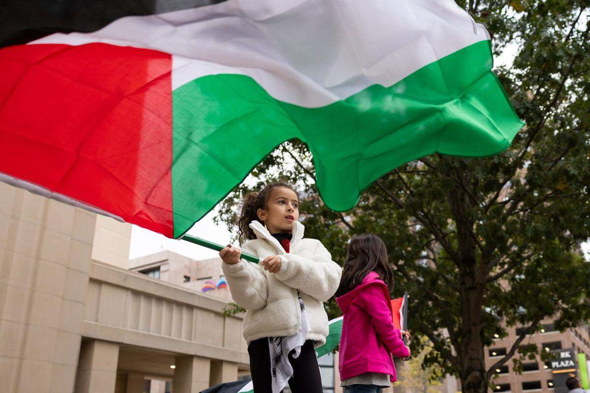 The End the Genocide in Gaza rally Tuesday night at the courthouse plaza in Lexington drew many people who said they were concerned about human rights in Palestine.