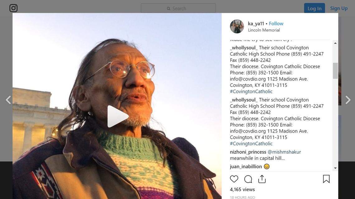 Kentucky student at center of controversial encounter with Native American releases statement