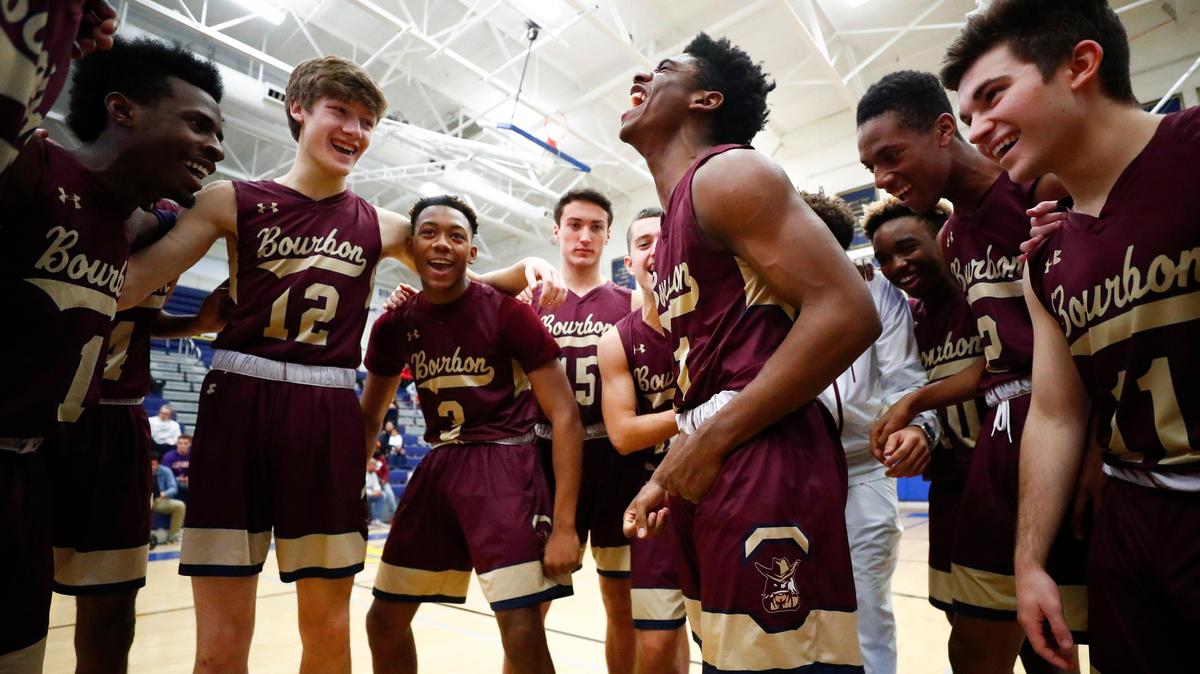 Bourbon County players rallied before the Henry Clay Holiday Invitational finals last Saturday. The Colonels (8-1) are off to the school’s best start in decades.