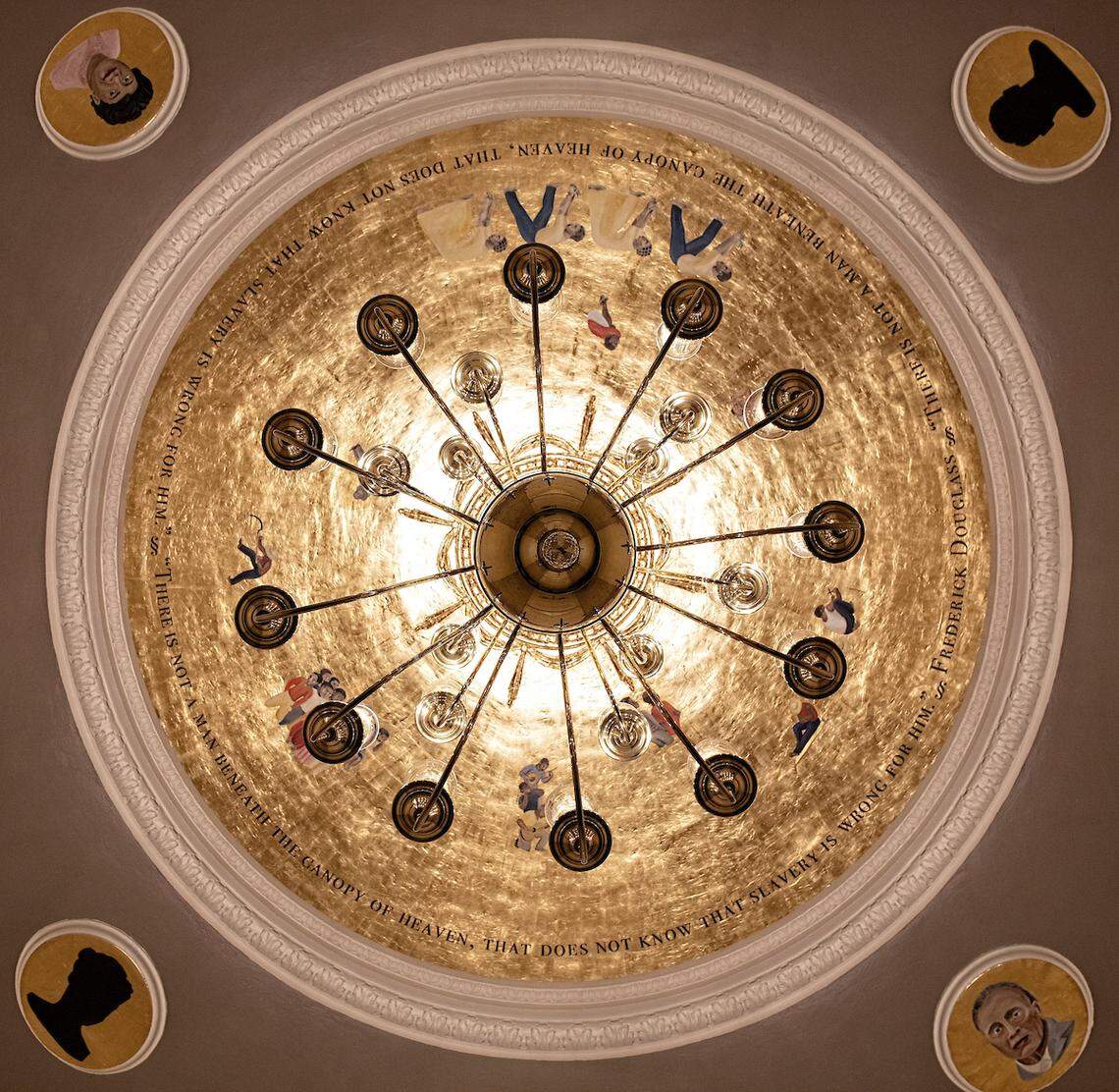 Witness, a piece by Karyn Olivier in Memorial Hall  on August 19, 2018. Photo by Mark Cornelison | UKphoto