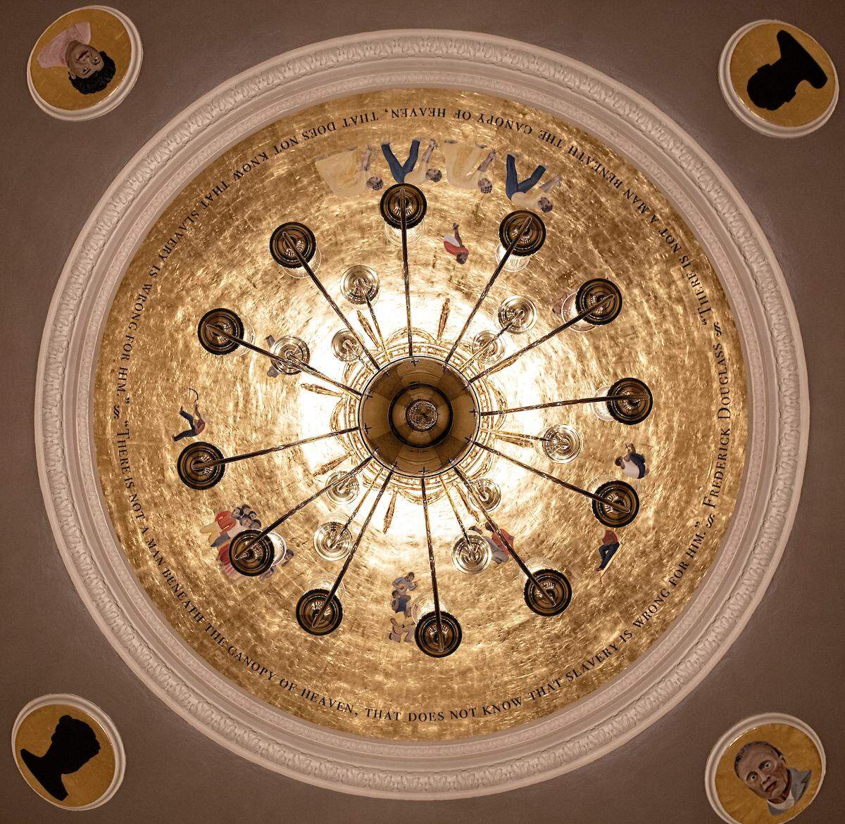 Witness, a piece by Karyn Olivier in Memorial Hall  on August 19, 2018. Photo by Mark Cornelison | UKphoto