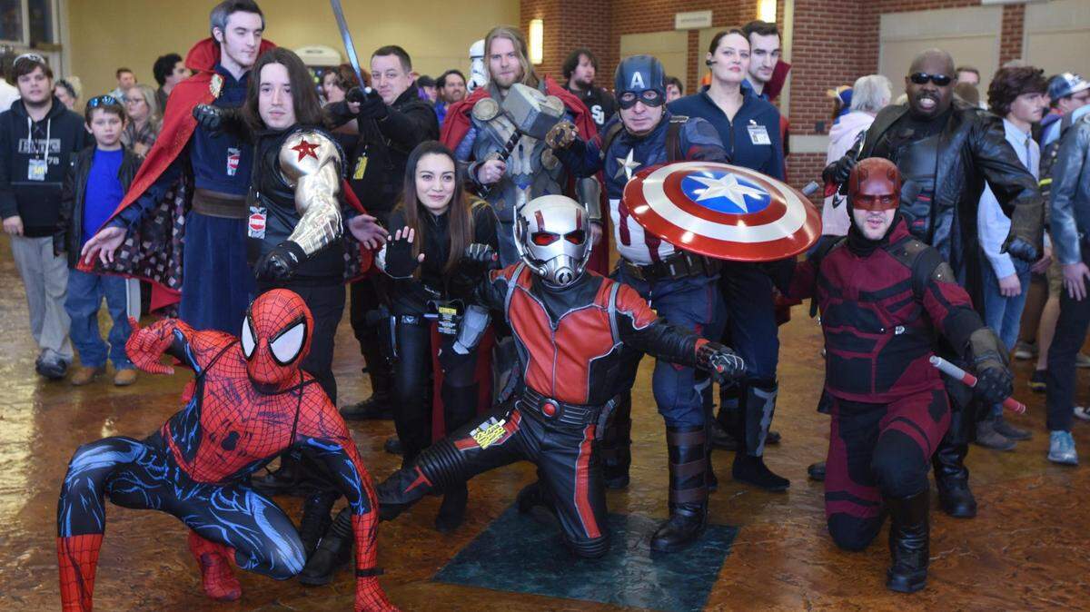 Expect to see plenty of “superheroes” at the four-day Lexington Comic and Toy Convention at the Central Bank Center.