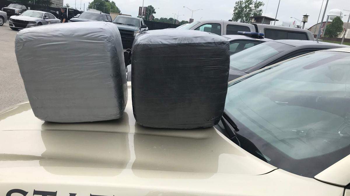 Kentucky State Police say they found about $175,000 worth of marijuana in the vehicle of a man who was clocked driving 90 miles per hour in a 55 mile per hour zone.