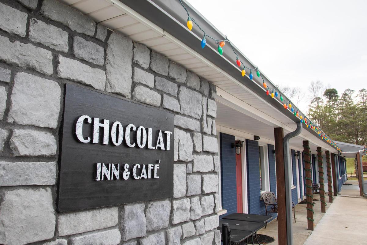 The Chocolat Inn and Café has 12 rooms, starting at $125 a night.
