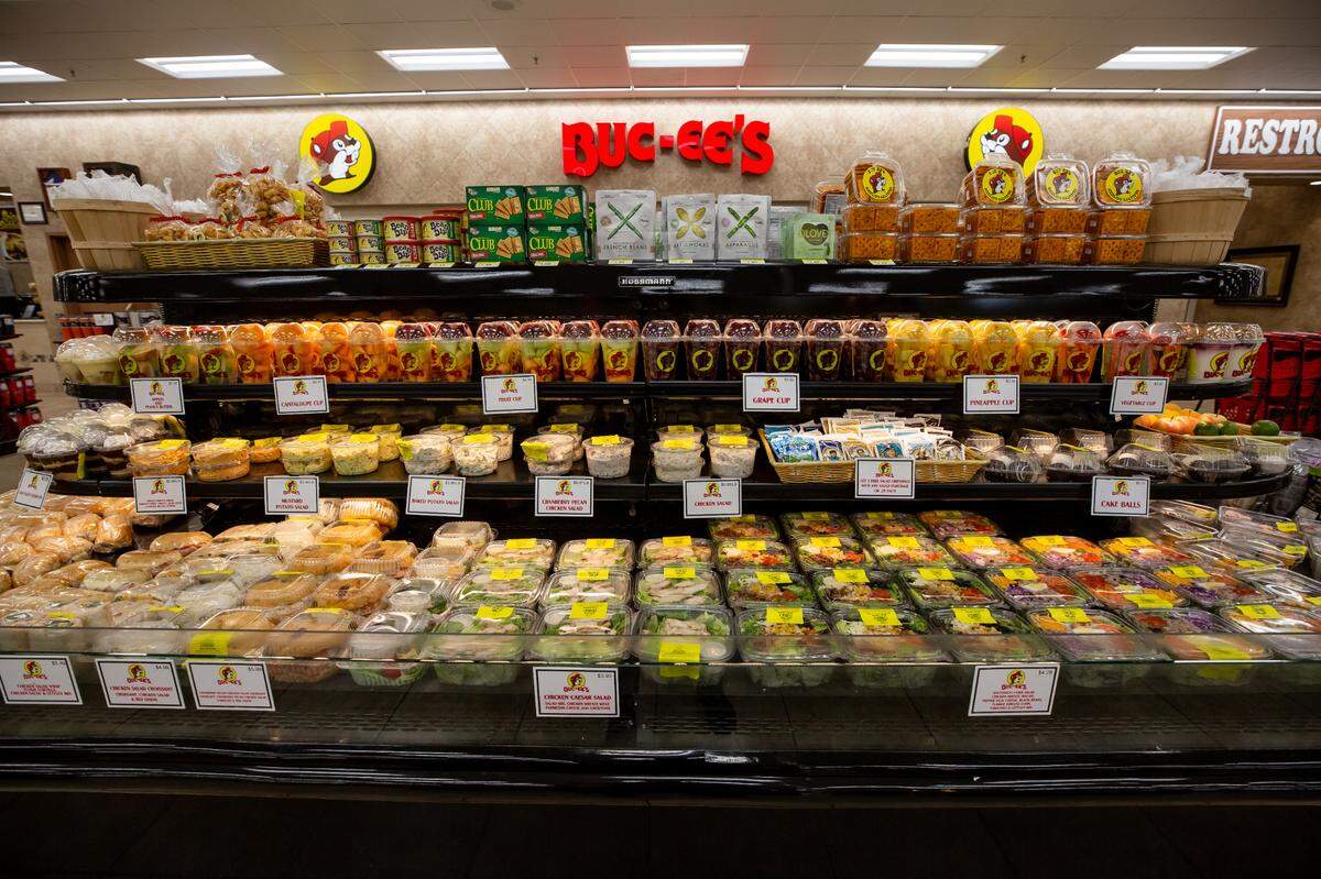 Buc-ee’s also has a wide selection of fresh refrigerated menu options. The Texas-based travel center chain is opening its first location in Richmond.