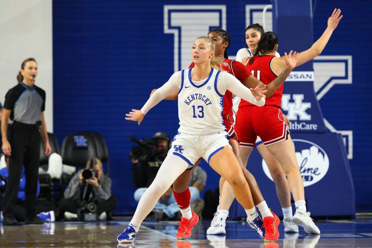 Clara Strack, a transfer from Virginia Tech, contributed 12 points, nine rebounds, three assists and three blocks Saturday while playing almost the entire game.