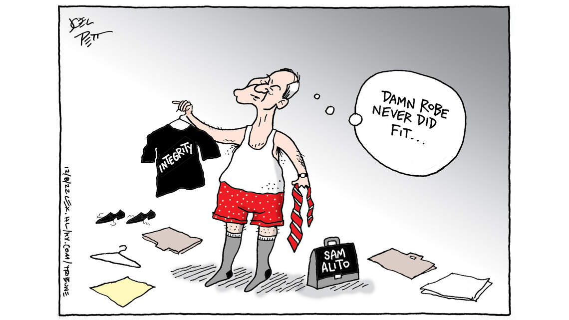 Joel Pett: If the robe fits or if it doesn’t ...