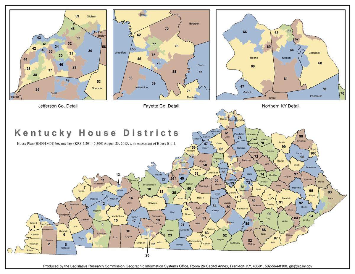 House Republicans currently occupy 75 of the 100 Kentucky house seats.