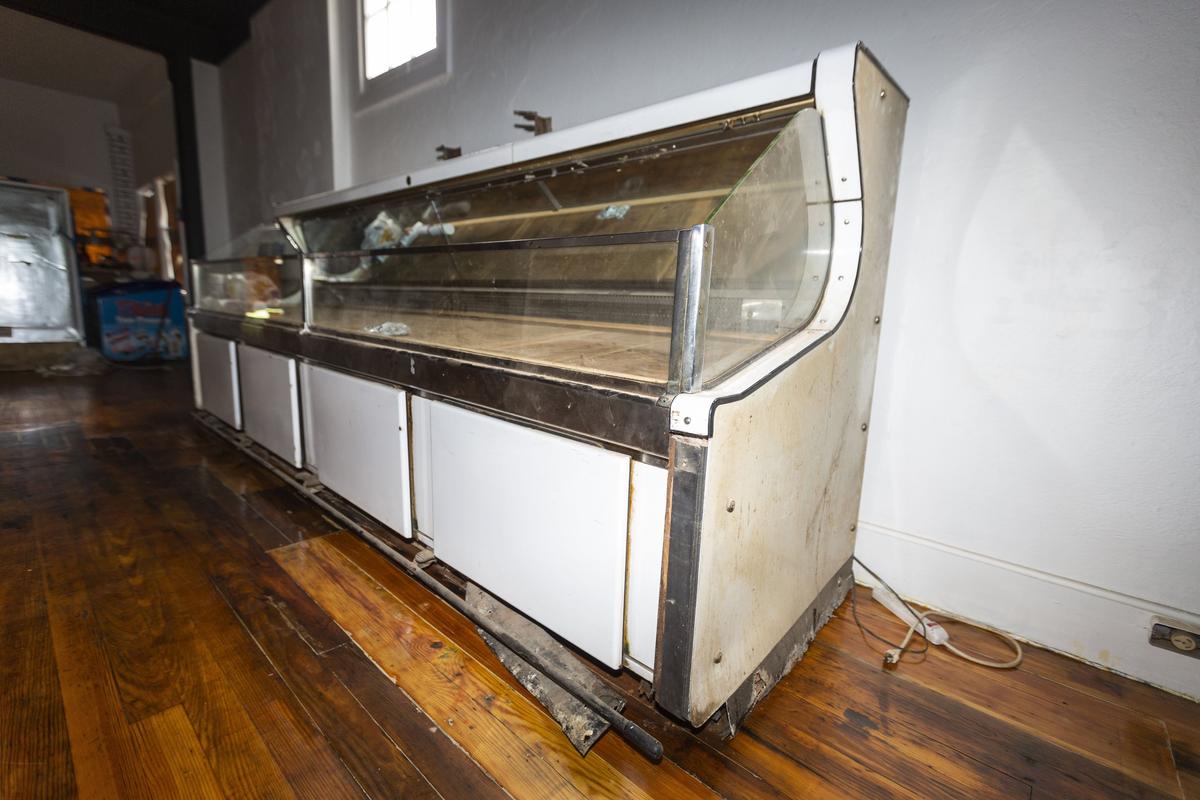 After changing ownership in February, Wilson’s Grocery Store has been undergoing a renovation process. The owners plan on re-opening in August. Hardwood floors have been refinished, just part of the renovations being made while trying to maintain the authentic feel of the neighborhood establishment.