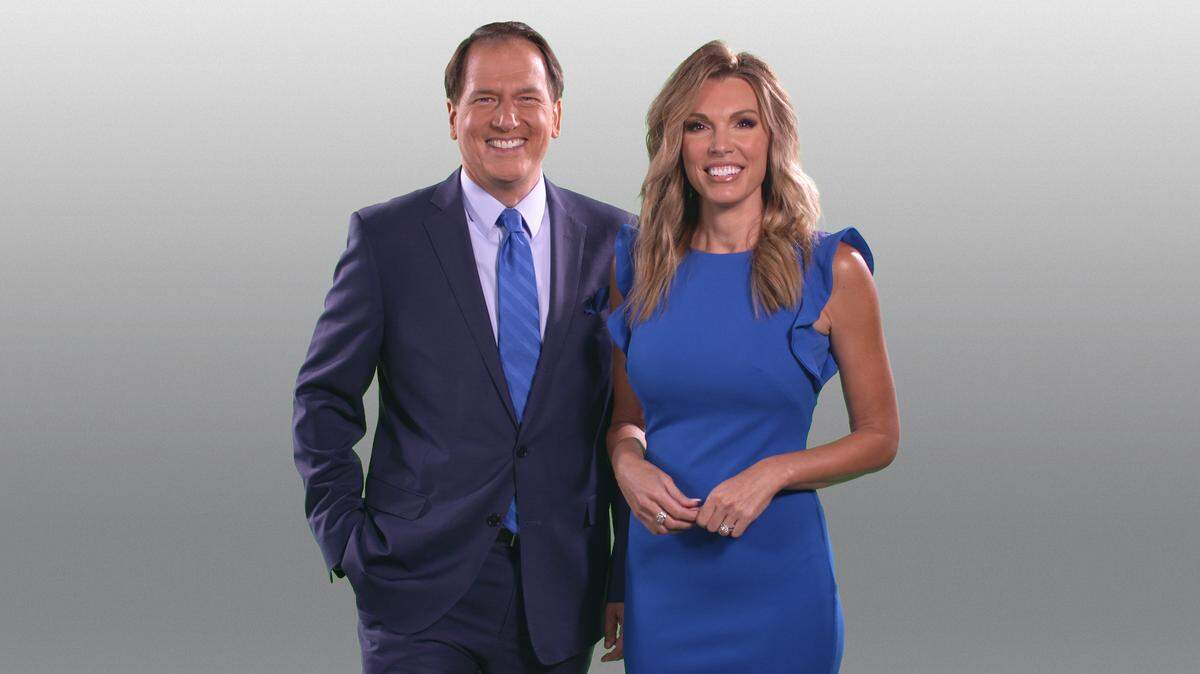 Marvin Bartlett and Kristen Pflum anchor the “FOX 56 Ten O’Clock News” in Lexington.