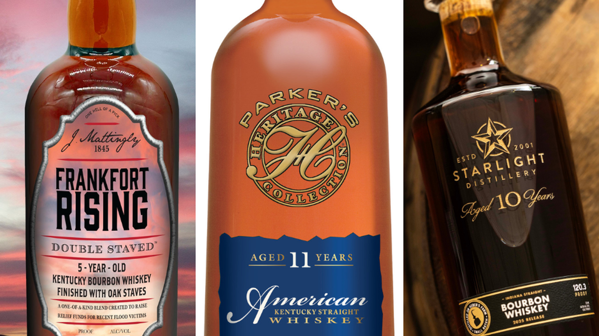 New whiskey releases include a J. Mattingly 1845 bottle for Frankfort flood relief, the annual Parker’s Heritage release from Heaven Hill that raises money for ALS research and a 10-year Indiana grain-to-glass bourbon from Starlight Distillery.
