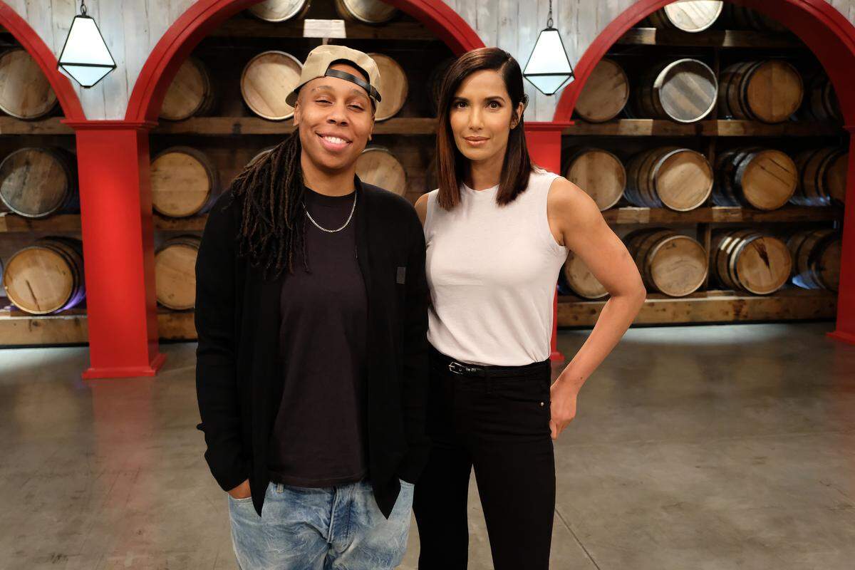 Emmy winner Lena Waithe helps to judge the hot Brown remake Quickfire challenge with host Padma Lakshmi.