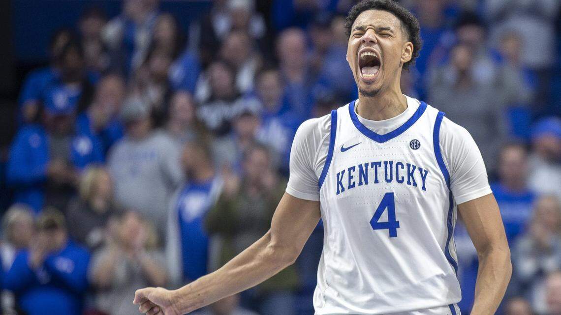 Tre Mitchell came back for Kentucky basketball in Saturday’s SEC home win over Arkansas