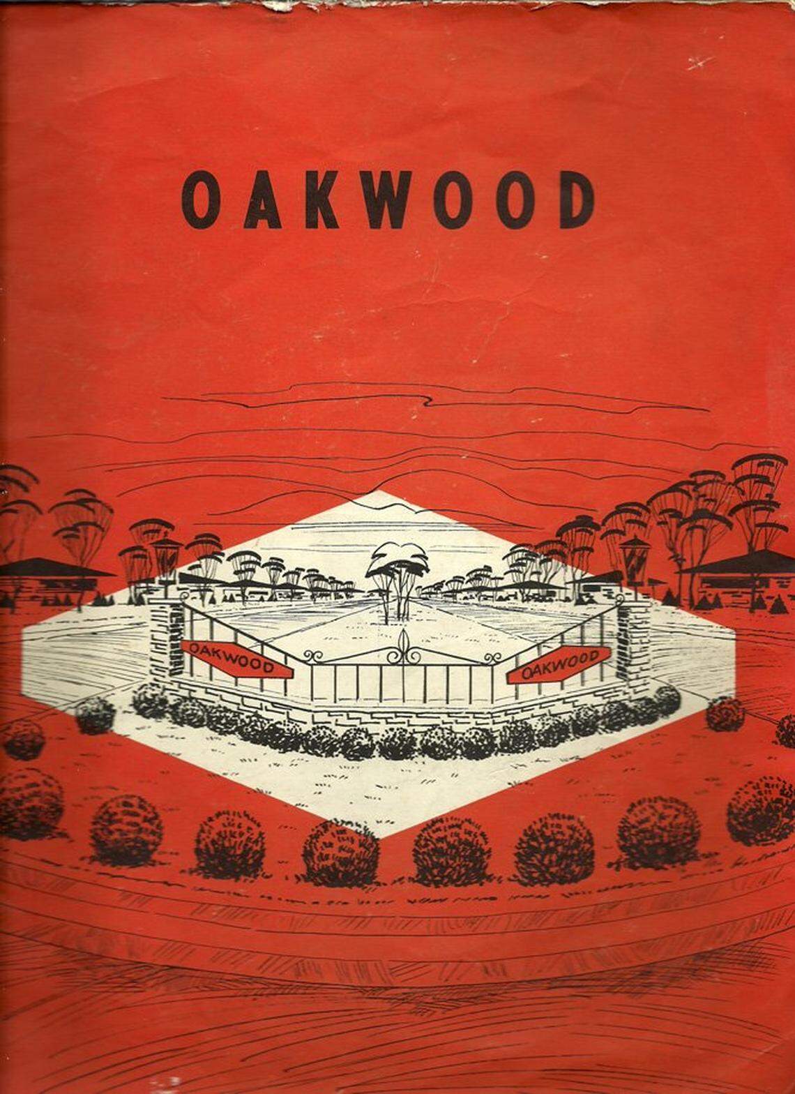 The 1964 marketing brochure for Oakwood subdivision off Georgetown Road. Before housing discrimination was legally banned, Oakwood was only the second new-home subdivision in Lexington where African Americans could buy a home and live. Photo provided