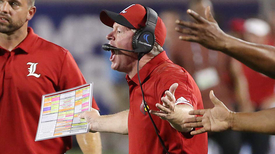 Bobby Petrino back in business. AD who hired him worked for U of L and Kentucky.