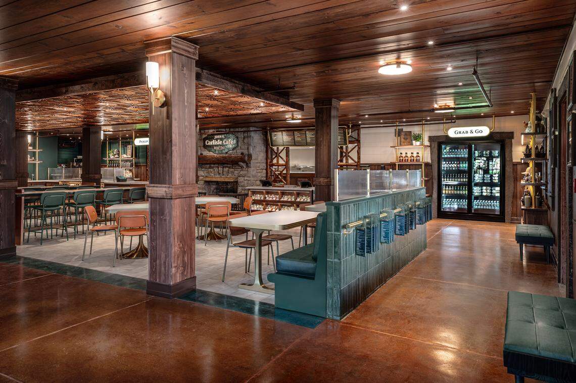 The new cafe at Buffalo Trace will be open daily for lunch.