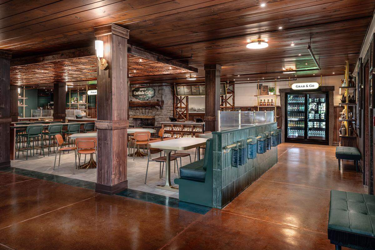 The new cafe at Buffalo Trace will be open daily for lunch.